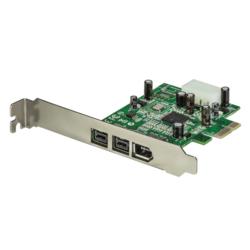 StarTech.com FireWire増設カード/PCIe - 2x IEEE 1394b+1x IEEE 1394a(PEX1394B3) 取り寄せ商品