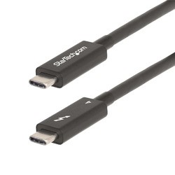 ＳｔａｒＴｅｃｈ．ｃｏｍ Thunderbolt 4ケーブル/2m/8K60Hz/40Gbps/100W PD/Intel認証(A40G2MB-TB4-CABLE) 目安在庫=○