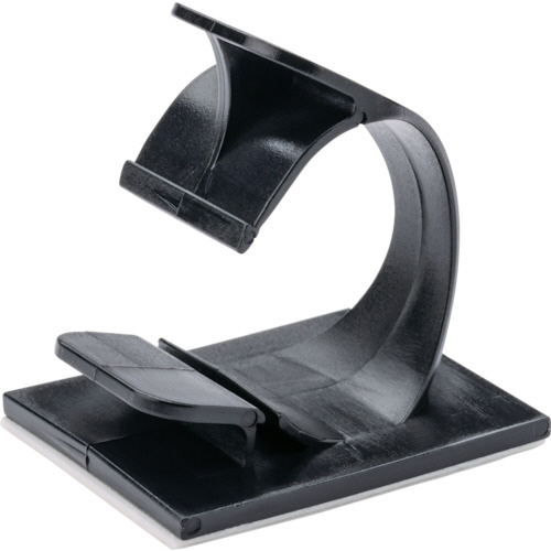 パンドウイット コードクリップ 粘着テープ付き 黒 1パック(50個)(LWC75-A-L20) 目安在庫=○