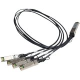 日本ヒューレット・パッカード HPE NW CW X240 QSFP+ 4x10G SFP+ 1m DAC(JG329A) 取り寄せ商品
