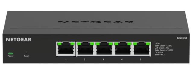 ネットギア NETGEAR MS305E-100JPS 2.5G 5ポート アンマネージスイッチ 取り寄せ商品 24,210円