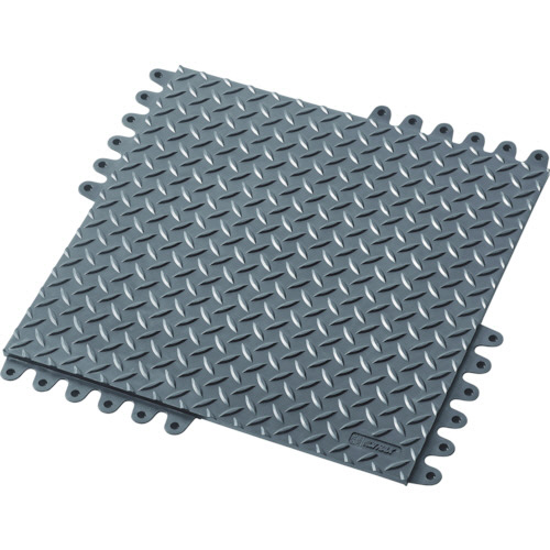 ＣＨＥＣＫＥＲＳ NOTRAX モジュラー式疲労軽減マット ディーフレックス 耐油タイプ 450×450mm ブラック 1枚(572S1818BL) 取り寄せ商品