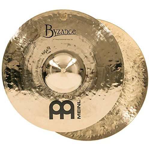 MEINL マイネル シンバル 14インチ Byzance Brilliant Heavy Hammered Hihat(B14HHH-B) 仕入先在庫品