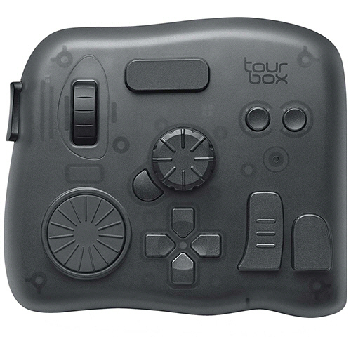 ツアーボックス Bluetooth対応 左手デバイス TourBox Elite トランスルーセント 1台(TBECA-TS) 取り寄せ商品