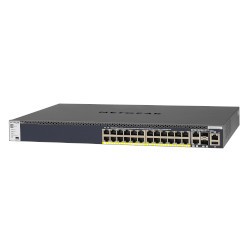 ネットギア GSM4328PB M4300-28G-PoE+ 1Gx24(PoE+)630W + 10GBASE-T x2 +SFP+ x2(GSM4328PB-100AJS) 目安在庫=△