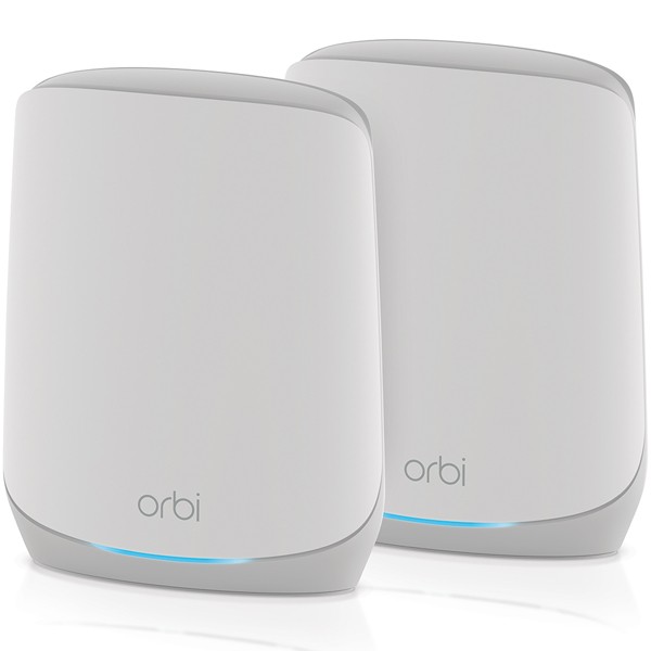 NETGEAR Inc. Orbi WiFi 6 AX5400 トライバンドメッシュWiFi システム スターターキット2(RBK762S-100JPS) 目安在庫=△