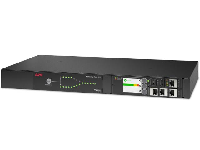 シュナイダーエレクトリック APC Netshelter Rack Automatic Transfer Switch、1U、100V、20A、L5-20 In(AP4452AJ) 取り寄せ商品
