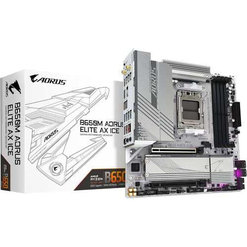 GIGABYTE B650M AORUS ELITE AX ICE(B650M A ELITE AX ICE) 目安在庫=○