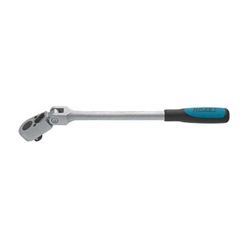 ハゼット ラチェットハンドル(小判型ヘッド･首振り･ロングタイプ) 差込角9.5mm 1個(8816G) 取り寄せ商品