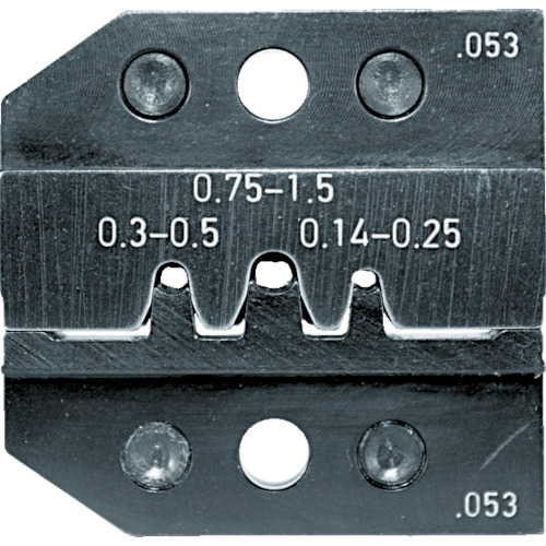 レンシュタイグ 圧着ダイス 624-053 ピンコンタクト0.14-1.5 1組(2個)(624-053-3-0) 取り寄せ商品