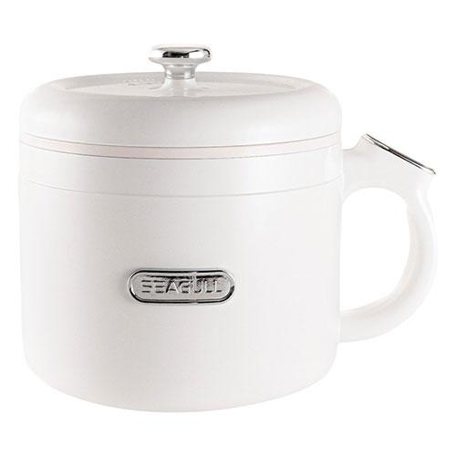 SEAGULL SEAGULL 個人的膳だて器 My Cook NEO 【約1.2リッター・蓋・蒸し器・湯切り・ワット数吊りひも】  (22640104) 取り寄せ商いもの