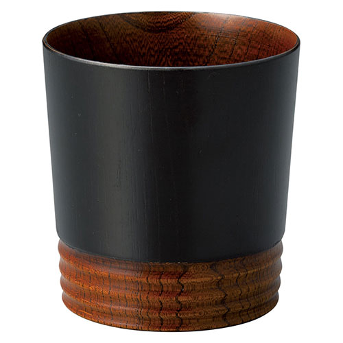山中塗 山中塗 欅のロックカップ 粋 【約300ml・約φ90×95mm】  (22609606) 取り寄せ商品