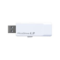 グリーンハウス GH-UF3LA128G-WH USB3.0メモリー ピコドライブL3 128GB(スライド式) メーカー在庫品