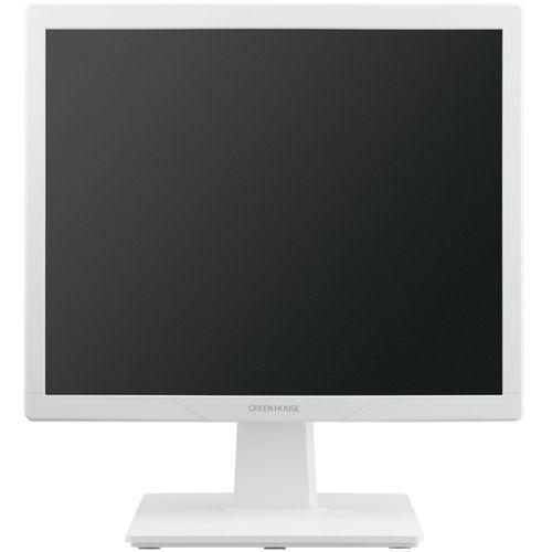 グリーンハウス GH-LCS17D-WH 17型液晶ディスプレイVGA/HDMIホワイト 取り寄せ商品