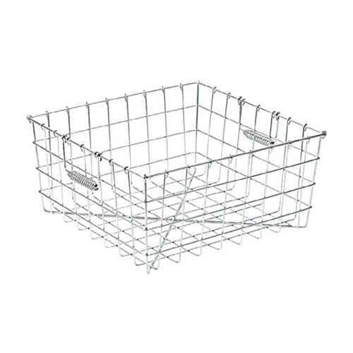 スギコ産業 18-8食器洗浄篭 手提付 400×300×195mm 1個(ST-2) 取り寄せ商品