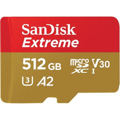 ＳａｎＤｉｓｋ サンディスク エクストリーム microSDXC UHS-Iカード 512GB(SDSQXAV-512G-JN3MD) 目安在庫=○の通販は