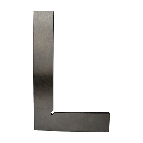 ユニセイキ 焼入平型スコヤ(JIS1級) 250mm 1個(ULDY-250) 取り寄せ商品