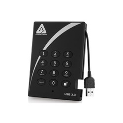 Ａｐｒｉｃｏｒｎ Aegis Padlock USB 3.0 - Solid State Drive A25-3PL256-S1000 (R2)(A25-3PL256-S1000(R2)) 取り寄せ商品