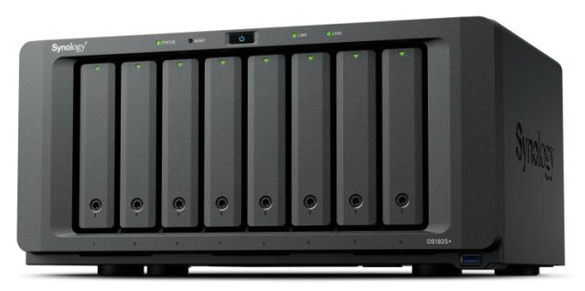 Synology AMD Ryzen V1500B CPU搭載8ベイNAS DS1825+ 取り寄せ商品
