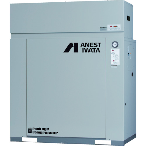 アネスト岩田 パッケージコンプレッサ 3.7KW 50Hz 1台(CLP37EF-8.5M5) 取り寄せ商品