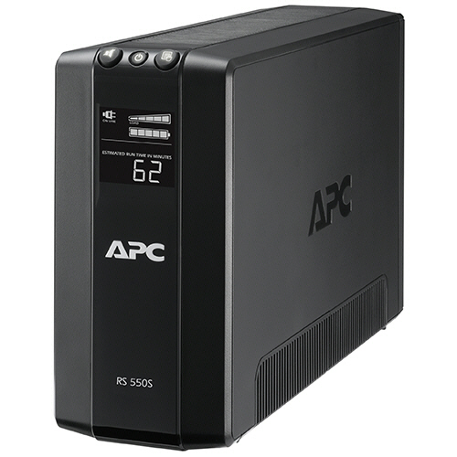 シュナイダーエレクトリック APC RS 550VA Sinewave Battery Backup 100V 5年保証(BR550S-JP5W) 取り寄せ商品
