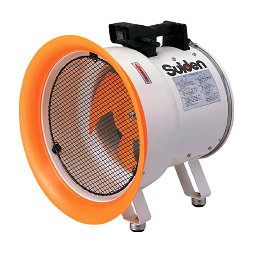 スイデン 送風機(軸流ファン)ハネ300mm 単相200V 低騒音省エネ 1台(SJF-300L-2) 取り寄せ商品