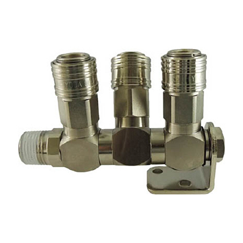 千代田通商 カップリングユニバーサル 3分岐 R1/2 1個(CHFJ-3U04) 取り寄せ商品