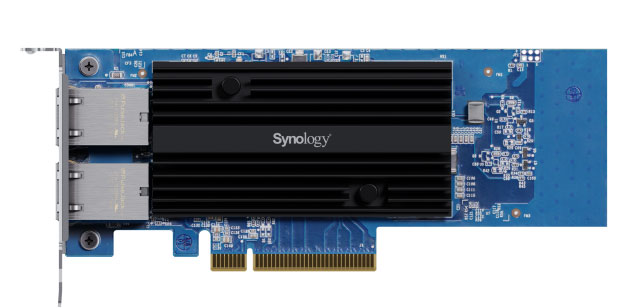 Synology Dual port 10GbE(RJ45) PCIe x8 Ethernet adapter(E10G30-T2) 目安在庫=△
