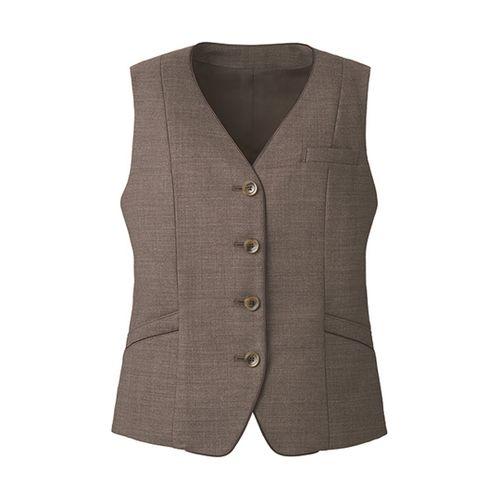 カーシーカシマ ENJOY ベスト NEUTRAL STRETCH モカ 5号 EAV821(68-0893-95) 取り寄せ商品