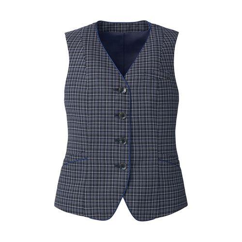 カーシーカシマ ENJOY ベスト NEUTRAL CHECK ネイビー 5号 EAV825(68-0894-12) 取り寄せ商品