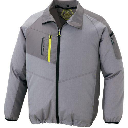 アイトス TULTEX(タルテックス) 長袖ジャケット 空調服対応 240Tマイクロタフタ モクグレー 3L 1着(AZ-50199-104-3L) 取り寄せ商品