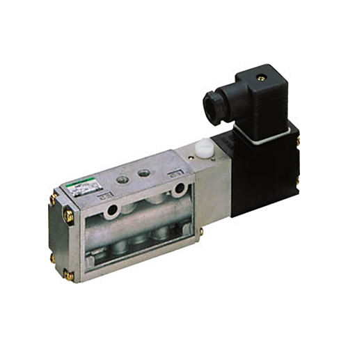 ＣＫＤ 4Fシリーズパイロット式5ポート弁セレックスバルブ 1台(4F310-08-AC200V) 取り寄せ商品