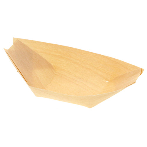 シモジマ SWAN 食品容器 白樺舟皿 3寸 ナチュラル 1パック(4000枚)(#004636356) 取り寄せ商品