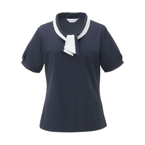 カーシーカシマ ENJOY タイ付ポロシャツ Office Polo ネイビー S ESP404(68-0905-61) 取り寄せ商品