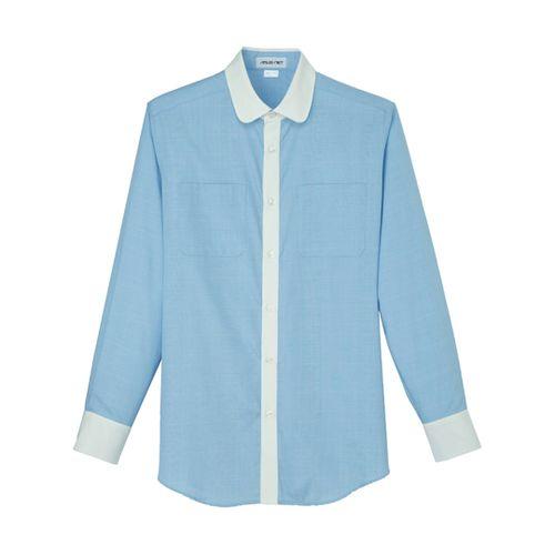 カーシーカシマ AMUS-NET 長袖シャツ ブルー SS AWY264(68-0860-57) 取り寄せ商品