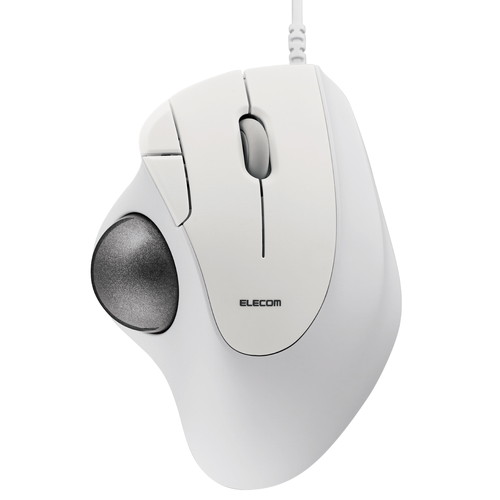 エレコム トラックボールマウス/IST/36mmボール/親指/人工ルビー支持/有線/5ボタン/(M-IT10URWH) メーカー在庫品の通販は 5,443円