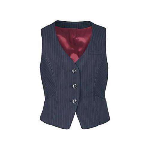 カーシーカシマ ENJOY ベスト 美スラッとSuits TREVIRA STRIPE 475-2 5号 EAV475(68-0890-24) 取り寄せ商品