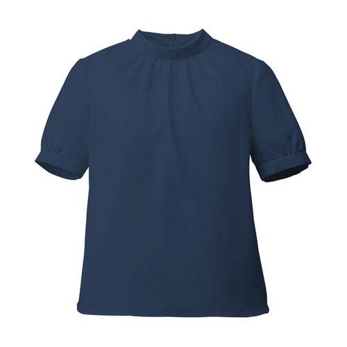 カーシーカシマ ENJOY ブラウス EGG BALE BROAD ネイビー 5号 ESB756(68-0902-72) 取り寄せ商品