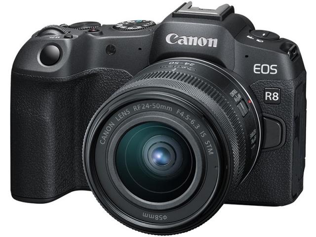 キヤノン ミラーレスカメラ EOS R8・RF24-50 IS STM レンズキット(5803C011) 取り寄せ商品
