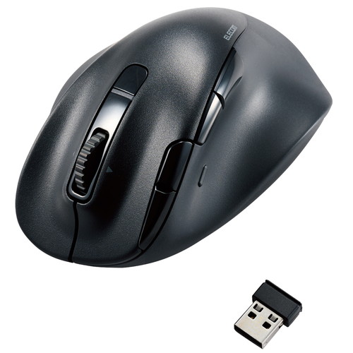 エレコム マウス/EX-G PRO/右手専用/XLサイズ/Bluetooth/無線2.4GHz/8ボタン/高速ス(M-XGXL50MBSKBK) 取り寄せ商品