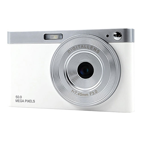 ＫＥＩＹＯ KEIYO WIFIデジカメ スマホと繋がるWiFiレトロデジタルカメラ 撮った写真を簡単にデータ転送 ホワイト(AN-DC003-WH) 取り寄せ商品