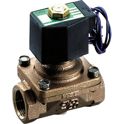 ＣＫＤ パイロットキック式2ポート電磁弁(マルチレックスバルブ) 1台(ADK11-25A-02C-AC200V) 取り寄せ商品 12,725円