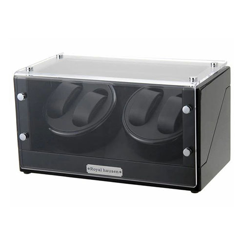 Royal hausen Royal hausen ロイヤルハウゼン ワインダー ワインディングマシーン 4本巻 上品な高級感 モダンデザイン(GC03-D102BB) 取り寄せ商品