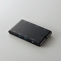 エレコム Type-Cドッキングステーション PD USB HDMI Dsub LAN SD ブラック(DST-C05BK) メーカー在庫品 14,496円