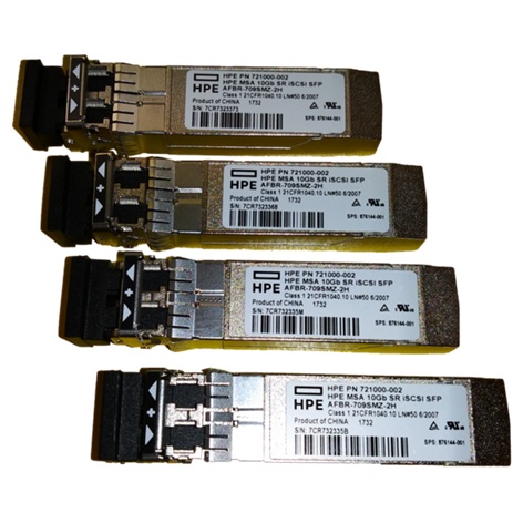 日本ヒューレット・パッカード SC MSA 10Gb SR iSCSI SFP+(4個パック)(P88920-B25) 取り寄せ商品