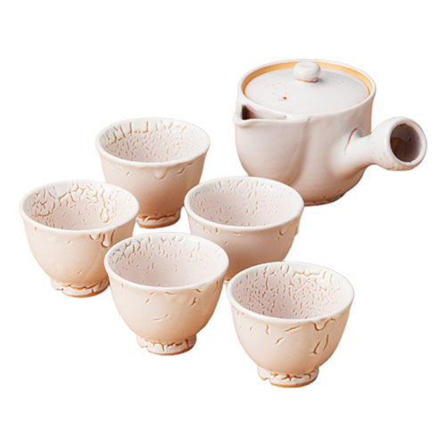 萩焼 白萩番茶器揃(K50905015) 取り寄せ商品