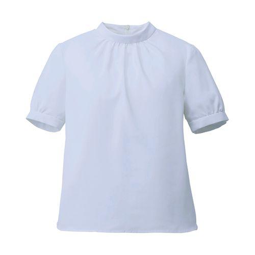 カーシーカシマ ENJOY ブラウス EGG BALE BROAD サックス 5号 ESB756(68-0902-80) 取り寄せ商品