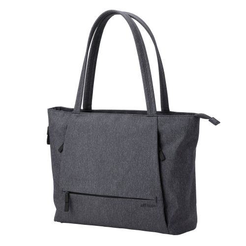 エレコム トートバッグ 肩掛ケ 12L 撥水加工 15.6インチノートPC収納 ブラック(BM-OFTBL01BK) メーカー在庫品