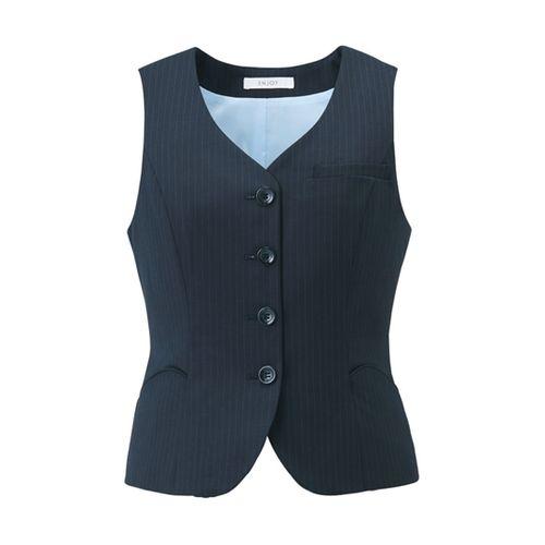カーシーカシマ ENJOY ベスト HIGH STRETCH WOOL ネイビー 5号 EAV712(68-0892-18) 取り寄せ商品