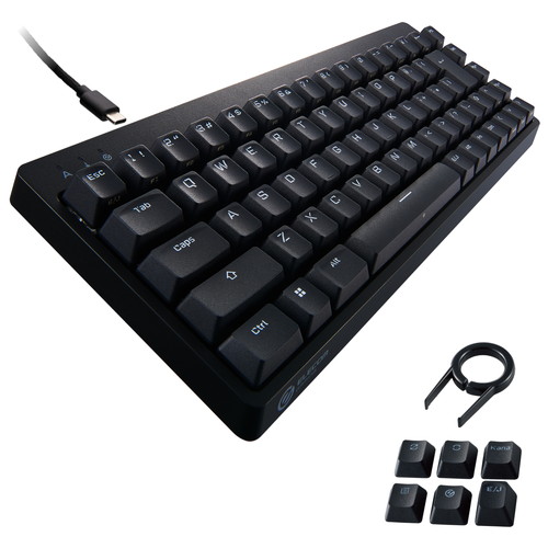 エレコム ゲーミングキーボード ( 銀軸 / スピードリニア ) USB Aポート×1 ブラック(TK-VK200SBK) 取り寄せ商品